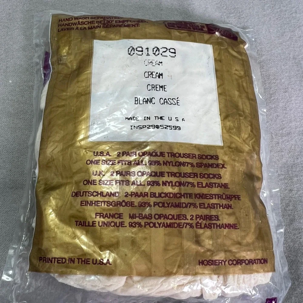 NOS Silkies Hosiery Mixed Lot Multicolor Pantyhose Knee Highs Vintage‎ Medium